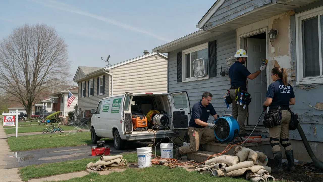Flood Cleanup in Hortonville, WI near me